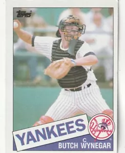 KOSTENLOSER VERSAND - NEUWERTIG - 1985 Topps Butch Wynegar #585 Yankees plus Bonuskarten - Bild 1 von 1