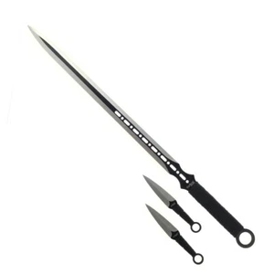 Tactical Master NINJA 28" Machete Tactical Blade with Throwing Knife - Picture 1 of 6