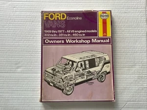 Ford Van 69-86 Haynes Service Repair Manual 344 Econoline 100 150 250 350 New - Picture 1 of 5