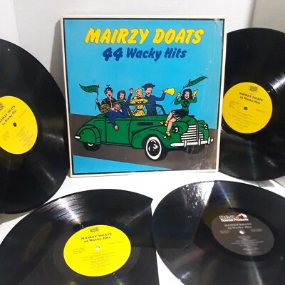 Mairzy Doats 44 Wacky Hits 1989 4×Lp Set Various Artists Shrink Wrap EX VINYLS  - Image 1 of 4