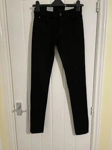 ESPRIT LADIES BLACK SKINNY JEANS UK SIZE 26 X 32 BNWT - Picture 1 of 6