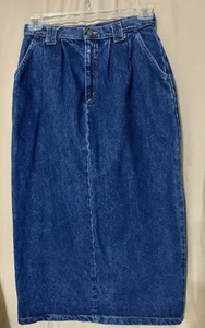 Vintage Vivaldi Jeanswear gonna di jeans a matita taglia 4-6 Y2K - Foto 1 di 7