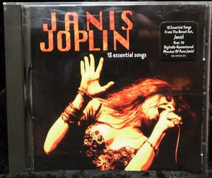 🎤 Janis Joplin 18 Essential Songs CD Classic Rock Blues Me & Bobby McGee VG 60s - Picture 1 of 3