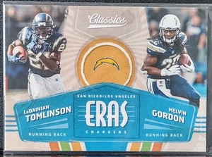 2018 Panini Classics Eras LaDainian Tomlinson HOF Melvin Gordon #9 San Diego/LA - Picture 1 of 2