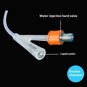 1 Piece Disposable Silicone Foley Catheter 2 Way 3 Way Urinary Catheters - Picture 1 of 21