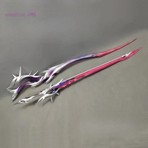 Honkai: Star Rail Herta Cosplay Weapon Dual Swords Props Game Peripherals Gift - Picture 1 of 13