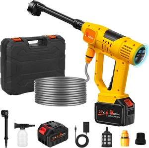 2025 Upgrade Akku-Hochdruckreiniger, 900 PSI Akku-Hochdruckreiniger Wi - Bild 1 von 11