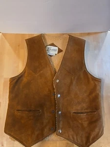 Bermans The Leather Experts Size 42 Vest - Picture 1 of 15