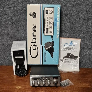 Radio CB clásica de 40 canales Cobra 25 LTD de colección con caja original sin probar - Imagen 1 de 17