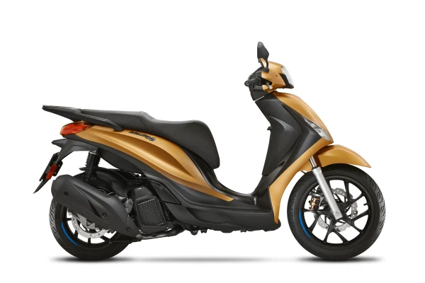 Piaggio Medley 125 E5plus S oro opaco gold 125ccm Roller NETTO €3.499,- - Bild 1 von 1