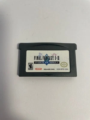 Final Fantasy 1-II Dawn of Souls (GameBoy Advance GBA) Tested Cleaned Working - Image 1 of 4