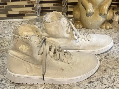 Air Jordan 1 Retro Alto Deconstruido Color Crema (867338-100) Hombre Talla 9.5 Foto 1 de 4