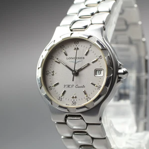[Casi COMO NUEVO] Longines Conquest 206 4017 25 mm esfera plateada reloj de c... - Imagen 1 de 11