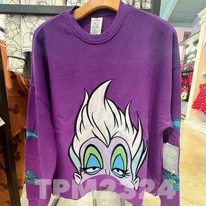 Pullover 2025 Disney Parks The Little Mermaid Villains Ursula púrpura cuello redondo XL - Imagen 1 de 2
