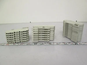 Lot of 25 Entrelec D2.5/5.4L Spring Clamp Terminal Blocks w/ 14 End Barriers - Picture 1 of 4