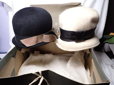 Sombreros de mujer U Get 2 vintage Henry Pollak Mahara & Glenover mohair/lana Foto 1 de 4