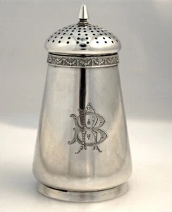 Gorham Aesthetic Sterling Silver Sugar Shaker 1870 Mono RB - Picture 1 of 4