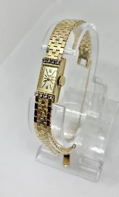 Baume Mercier Geneve 14k Tri-Colored Gold Relógio de Vento Manual para Senhoras - Imagem 1 de 4