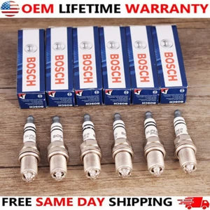 6pcs 0242236562 For BMW Spark Plugs Platinum+4 4417 E39 E46 E83 E36 E53 Bosch - Picture 1 of 6