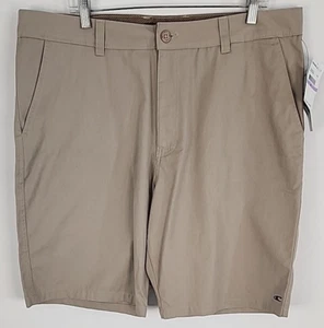 O'Neill NWT Mens Khaki Exposure Shorts, Size 38, MSRP $40 - Picture 1 of 9
