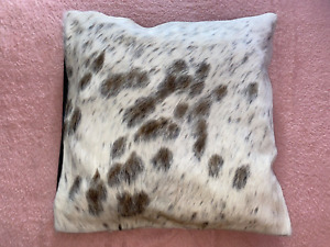 Cowhide Pillow Cushion Cover 16" x 16" - New & Beautiful -  Item        12438