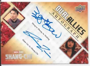 UD Marvel Shang-Chi Allies Dual Auto Simu Liu Meng'er Zhang 4/25 DAA-SLMZ - Bild 1 von 1
