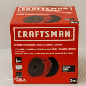 CRAFTSMAN (CMCPSMHB) Powered Scrubber Soft, Medium, Hard Bristle Brushes - Picture 1 of 2