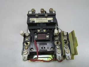 😎 ALLEN BRADLEY SIZE 2 MOTOR STARTER 120 VAC COIL 600 VAC 25 HP 709-COB103 - Picture 1 of 8