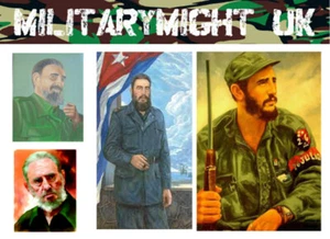 1/6 SCALE 12"  FIGURES PERIOD PORTRAITS CUBA CASTRO DIORAMA MODEL - Picture 1 of 1