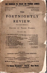 "The Fortnightly Review" - Edited by Frank Harris, November, 1891 - Picture 1 of 5