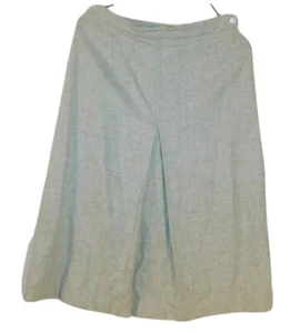 Gonna vintage anni 60 Milton Wallace mod lana foderata verde chiaro linea A donna tg 15 16 - Foto 1 di 5