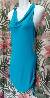 Anue Premium Collection By New Balance Racerback Yoga Tunic Dress XS Blue - Изображение 1 из 4