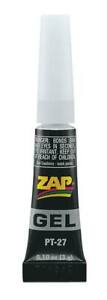 NEW ZAP Adhesives Tube Gel CA Glue .11 oz PT27