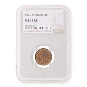 1 Cent 1929 RB NGC MS-64 - Picture 1 of 4