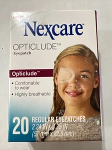 Nexcare Opticlude Eye Patch Regular Size - 20 Pcs - Picture 1 of 5