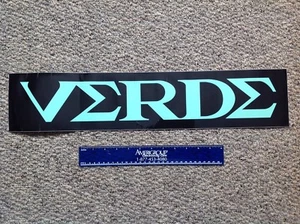 Verde Bmx bicycle vinyl ramp decal sticker - Picture 1 of 2