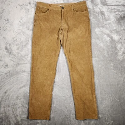 Pantalones para mujer Eddie Bauer 10 marrón pana novio ajustados informales algodón elástico Foto 1 de 4