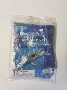 Surf Gear 72" Dolphin Rider Pool Float Lake Ocean Water - Picture 1 of 9