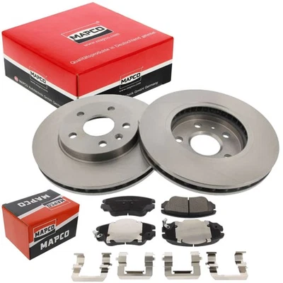 MAPCO Dischi Freno 296mm + Pastiglie Anteriori Adatto A per Chevrolet Malibu - Immagine 1 di 2