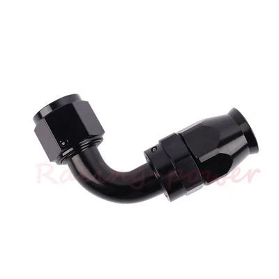 PSR PTFE Hose End Fitting 8AN Female 90° Fits For PTFE Fuel Hose Line - Image 1 of 4