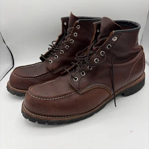 Red Wing Roughneck 8146 Mens 13 EE Vibram Soles USA Made Leather Work Boots Wide - Picture 1 of 15