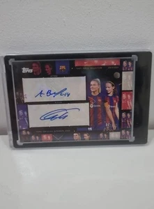 Aitana Bonmati & Alexia Putellas Dual Auto 01/10 Topps Focus FC Barcelona - Imagen 1 de 3