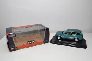 B70 1:24 BBURAGO BURAGO 0505 RANGE ROVER 1998 MET. GREEN MIB - Picture 1 of 16