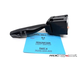 ACURA RSX Honda 35255-S5A-A02 LIGHT Switch Assembly, Lighting & Turn Signal - Picture 1 of 6