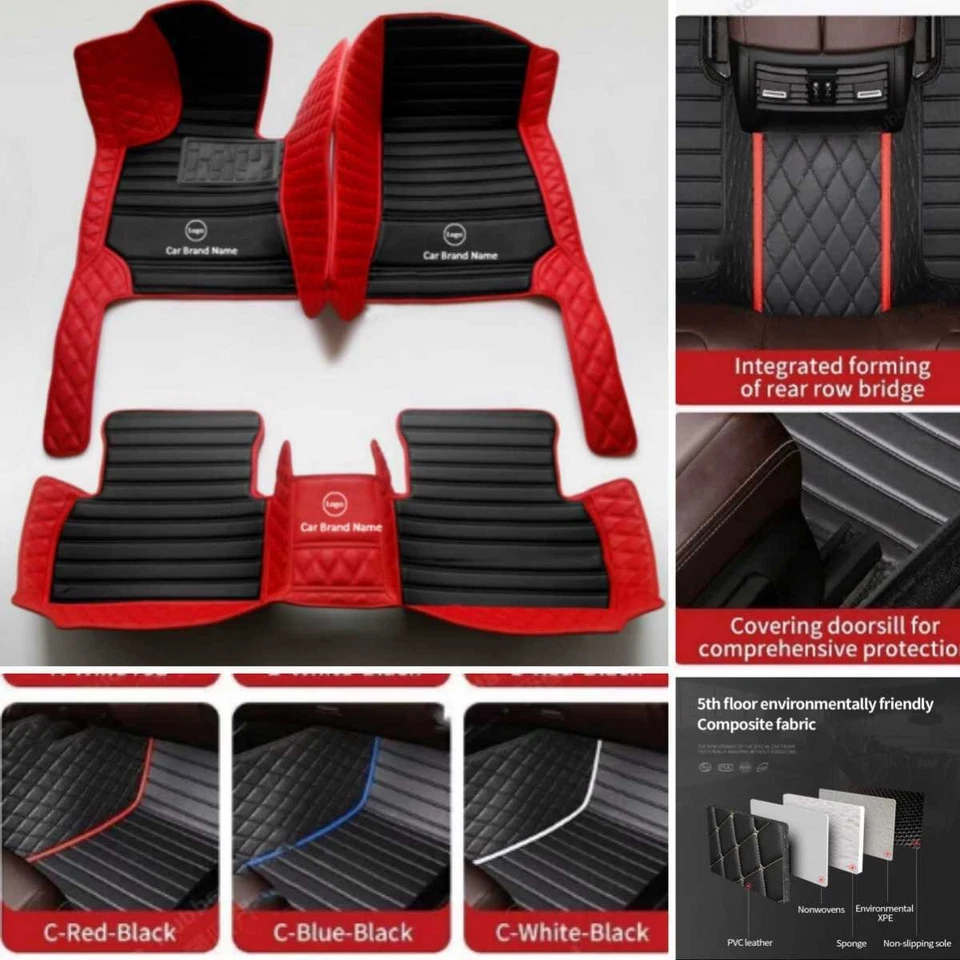 Alfombrillas impermeables personalizadas para Chevrolet Camaro LT/LS/RS/SS Foto 1 de 4