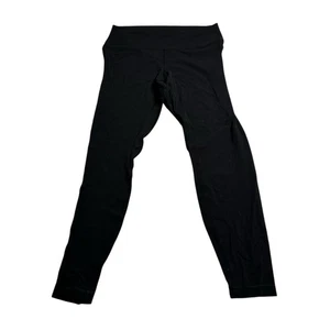 LULULEMON Black Align High Rise Leggings Nulu Women's Size 12 Ankle Length - Picture 1 of 7