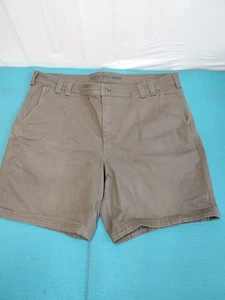 Pantalones Cortos Duluth Flex Fire Hose Hombres Calce Relajado Elastizados Carga Carpintero Oliva Talla 44 - Imagen 1 de 9