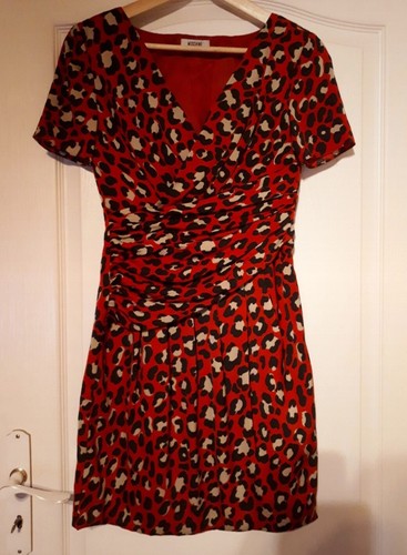MOSCHINO Abito Leo Rosso 32 34 XXS XS