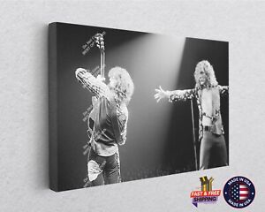 Led Zeppelin Music Jimmy Page Canvas DÃ©cor Band Art Print