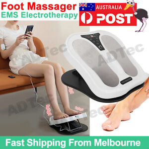 EMS Circulation Electric Foot Massager Booster Machine Blood Leg Therapy Remote